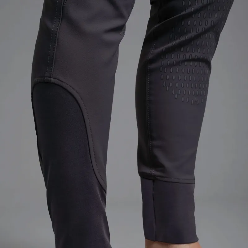 Premier Equine Barusso Mens Gel Knee Breeches - Anthracite-4